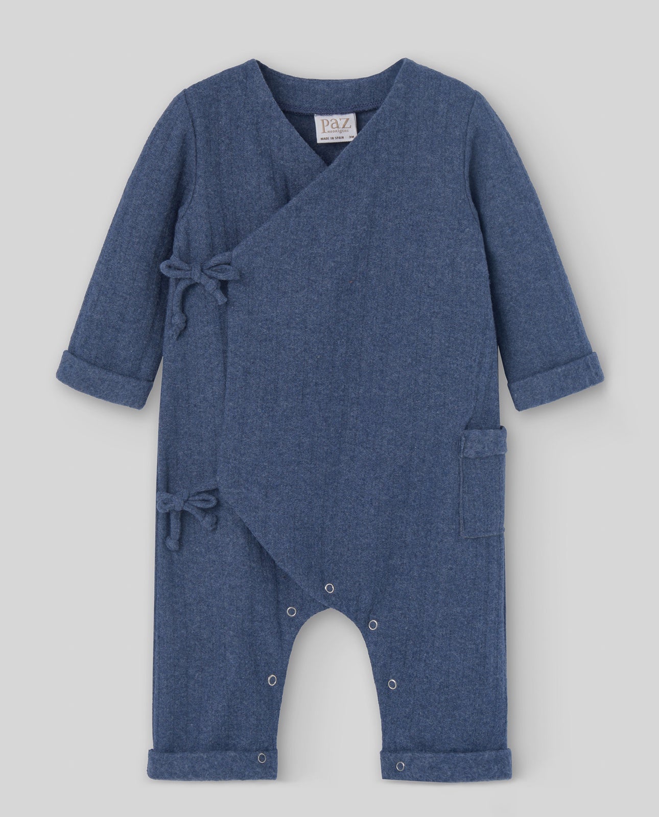 KNIT NEWBORN ROMPER  "HAMELIN "005-191820