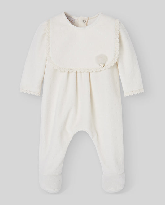 KNIT NEWBORN ROMPER  "TERNURA "005-191925