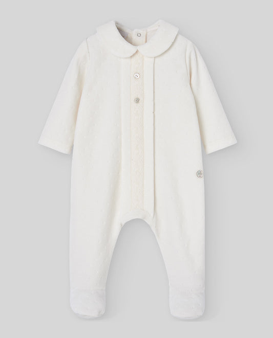 KNIT NEWBORN ROMPER  "TERNURA "005-191930