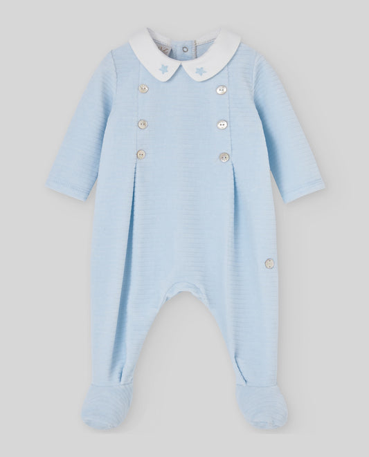 KNIT NEWBORN ROMPER  "TERNURA "005-191935