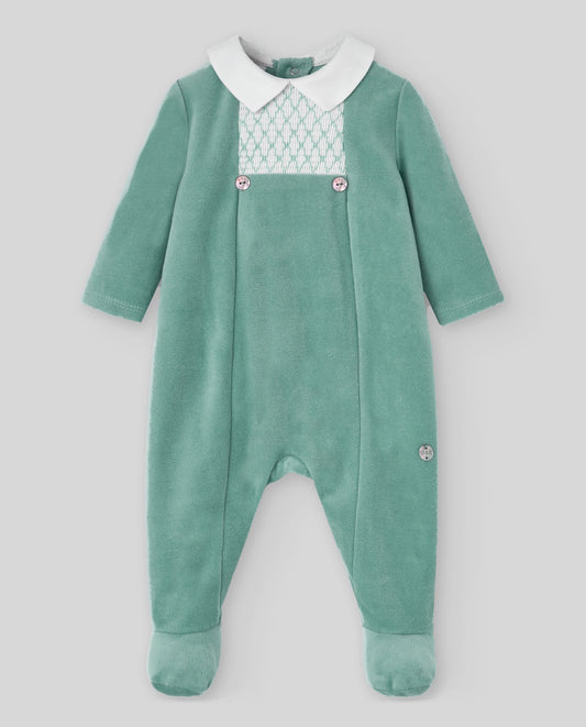 KNIT NEWBORN ROMPER  "TERNURA"005-191942