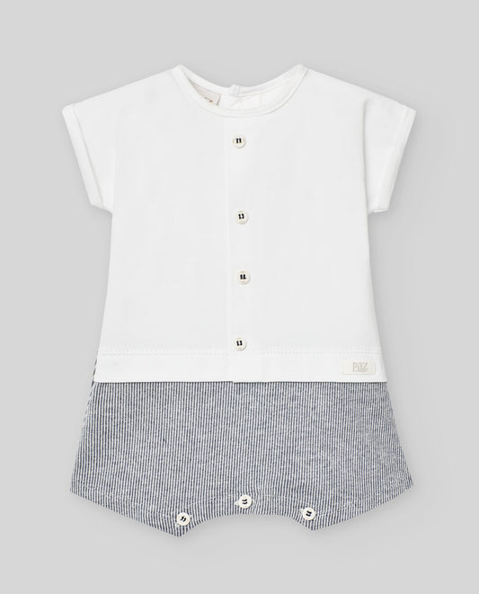 KNIT NEWBORN ROMPER "PAZO"005-192685
