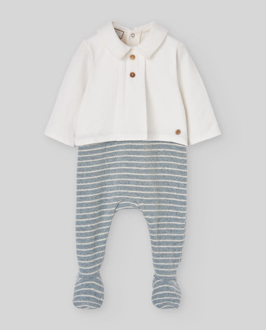 KNIT NEWBORN ROMPER "RULA"
