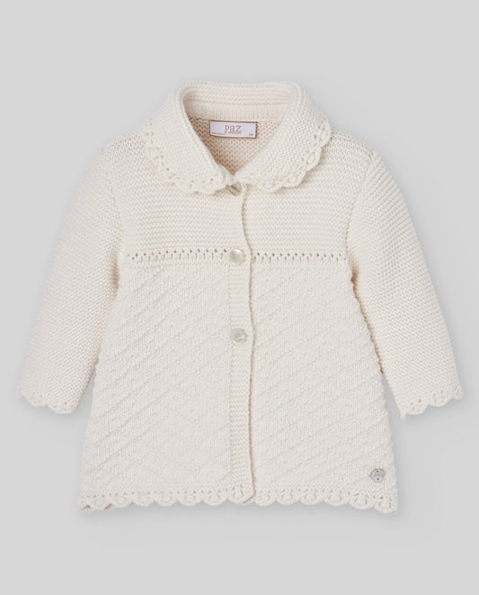 KNIT NEWBORN COAT "PAZ OI 26-27"