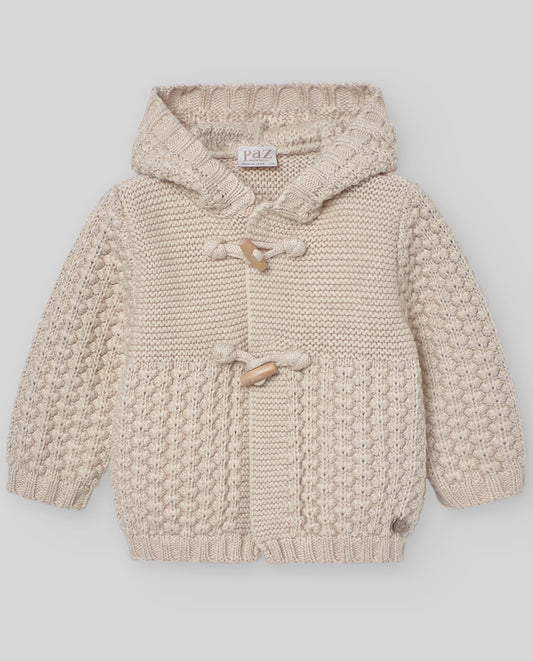 KNIT NEWBORN COAT "CERVATILLO"012-122121