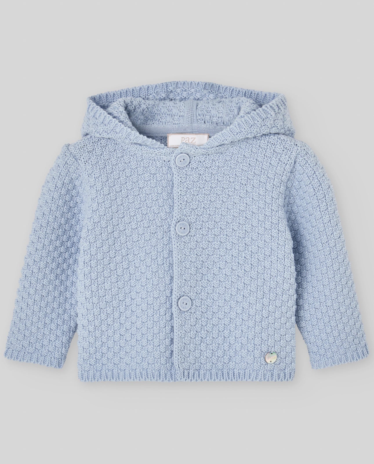 KNIT NEWBORN CARDIGAN " ESPUMA V26"