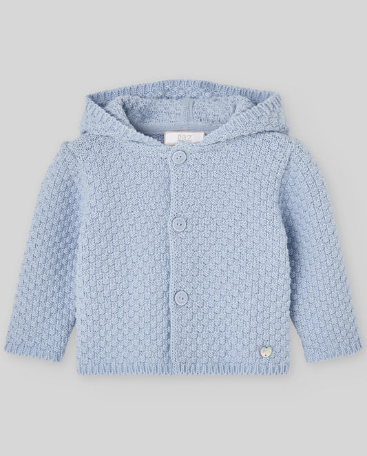 KNIT NEWBORN CARDIGAN " ESPUMA V26"