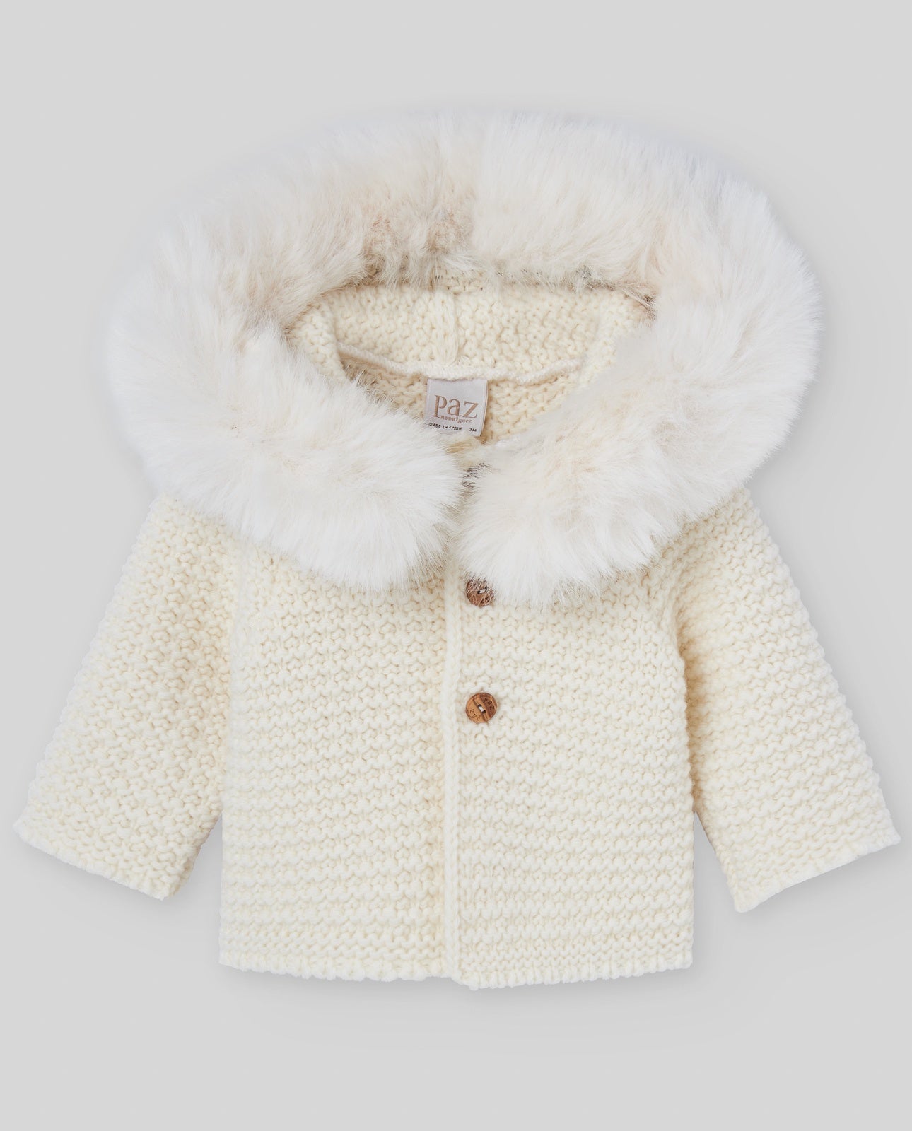KNIT NEWBORN COAT "ESENCIAL"