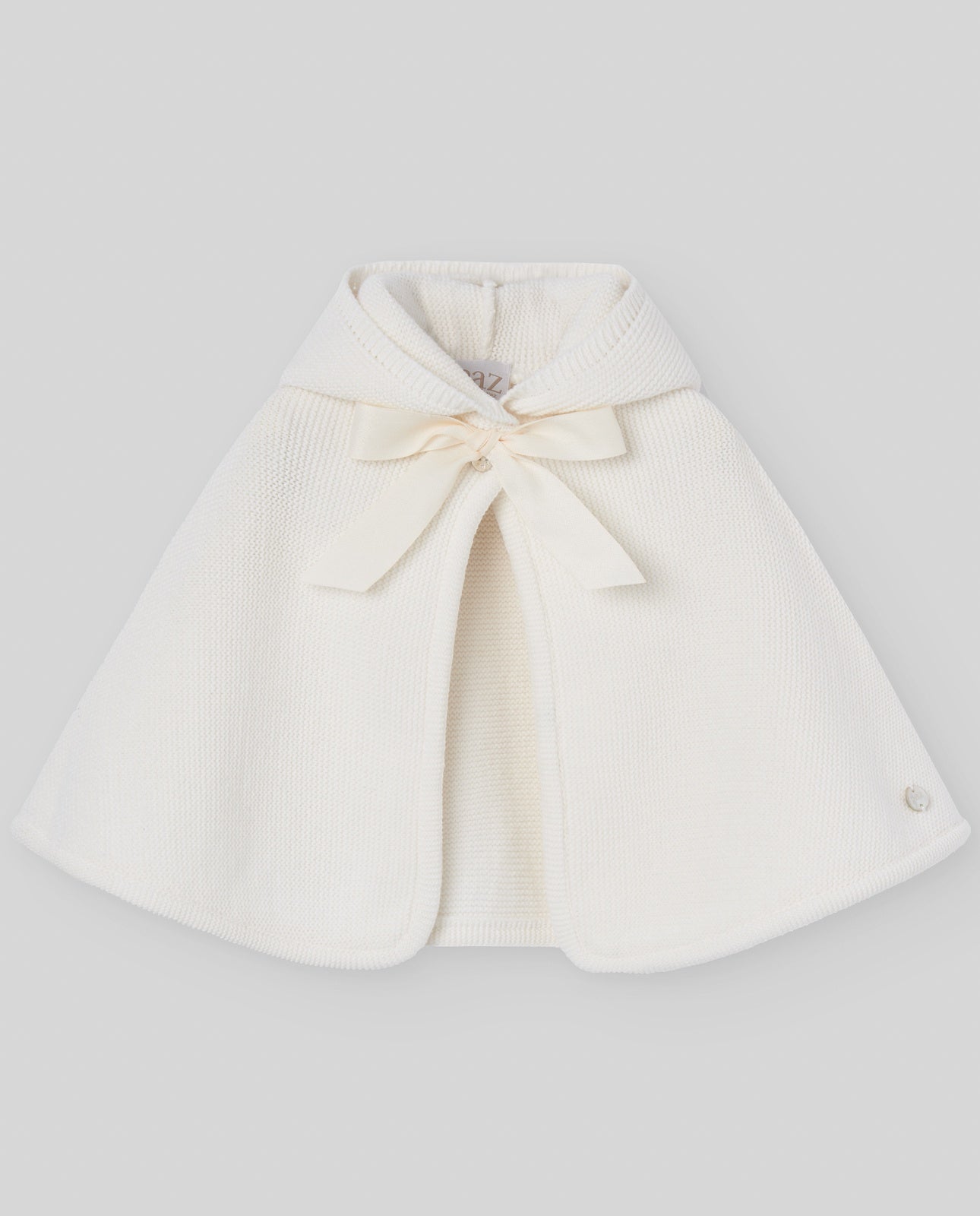 KNIT NEWBORN PONCHO "ESENCIAL" FW26