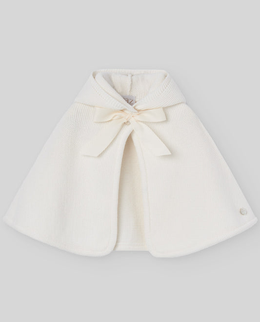 KNIT NEWBORN PONCHO "ESENCIAL"
