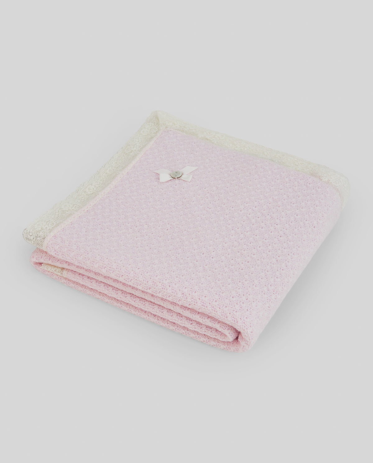 KNIT NEWBORN SHAWL "NAI" 100% Acrylic