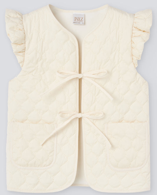 WOVEN INFANT GIRL WAISTCOAT "CAMINO"