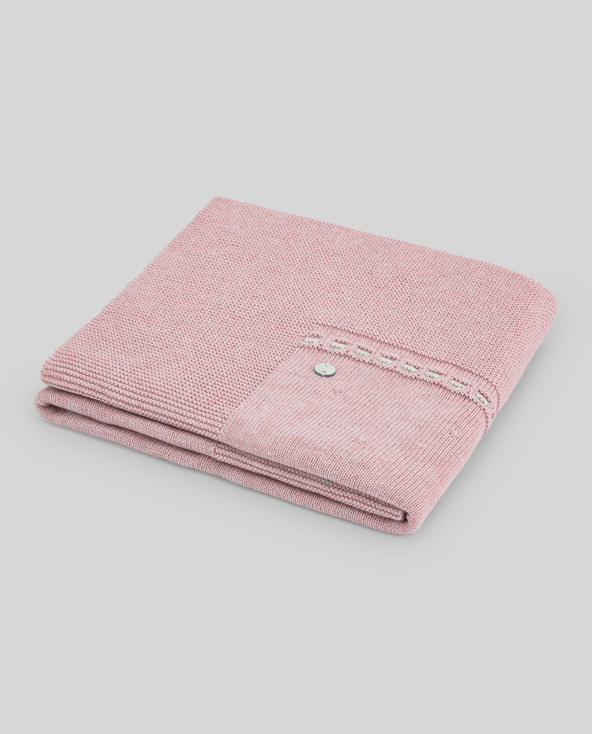 KNIT NEWBORN BLANKET "VAL