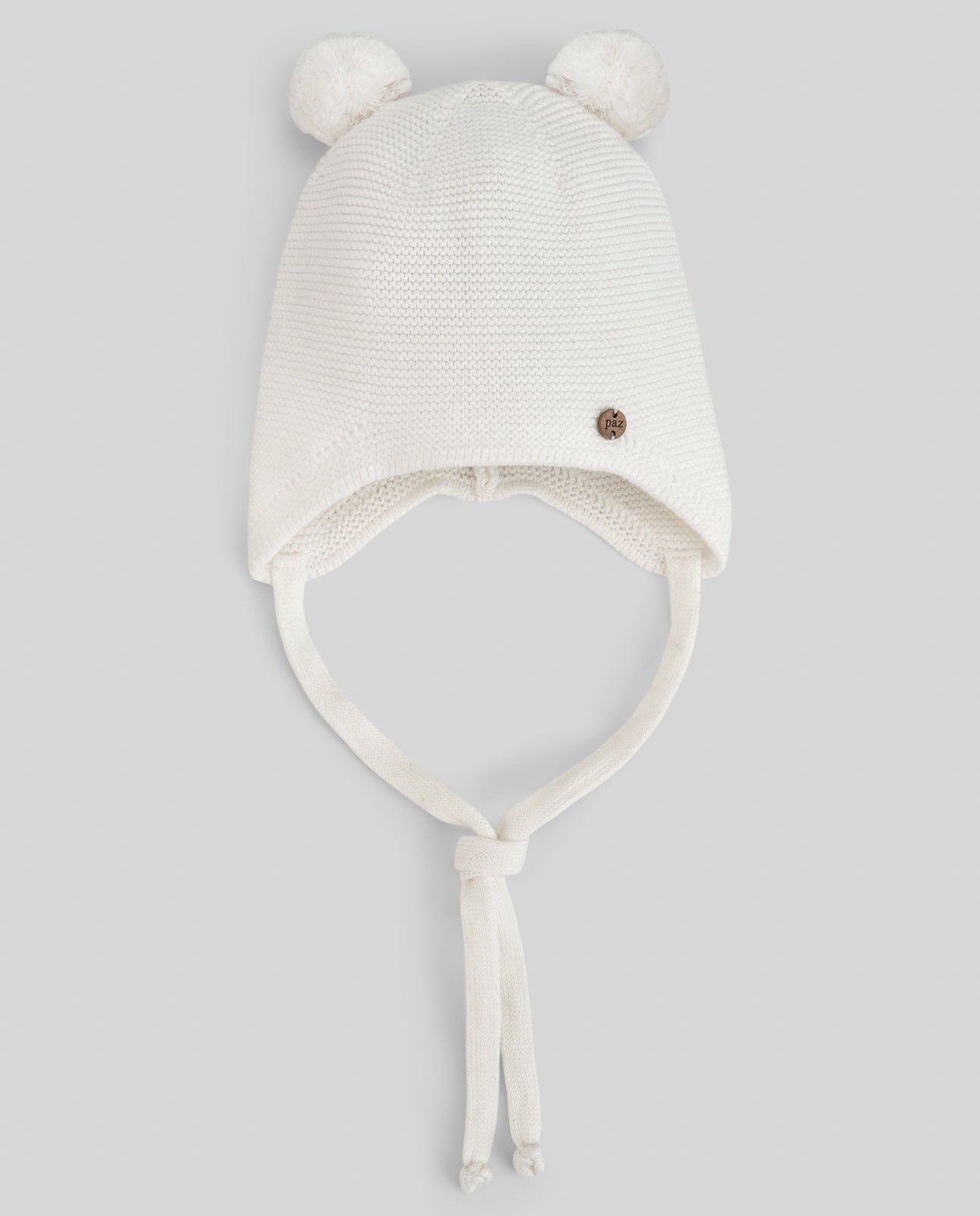 KNIT NEWBORN HAT "RULA" 85% Cotton 15% Polyamid