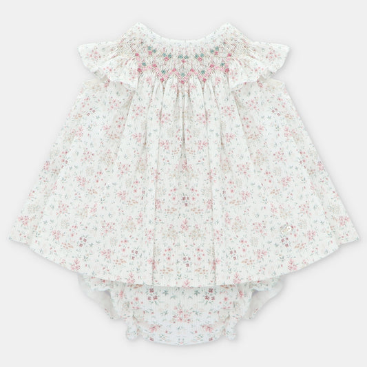 SET DRESS & NAPPY COVER WOVEN GIRL TORONTO