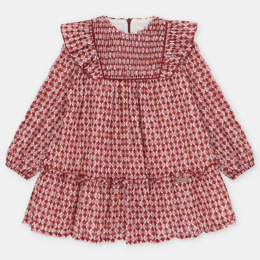 DRESS WOVEN GIRL CAMBRIDGE047-20284