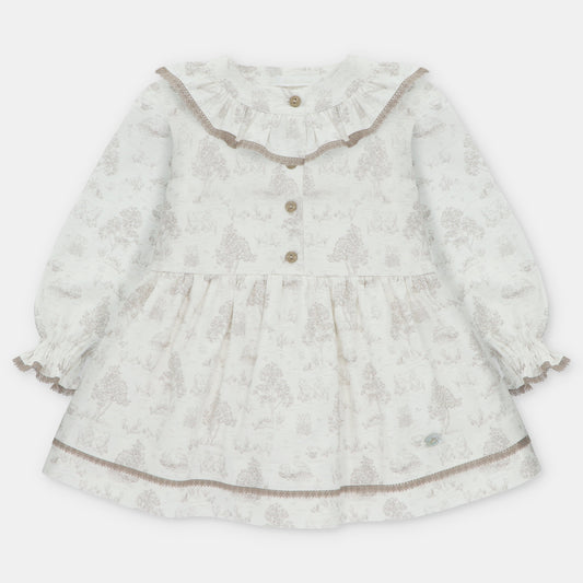 DRESS WOVEN TOILE DE JOUY GIRL NEWPORT047-20285