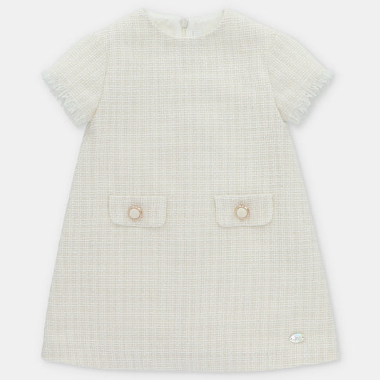 DRESS WOVEN GIRL DERBY047-21276