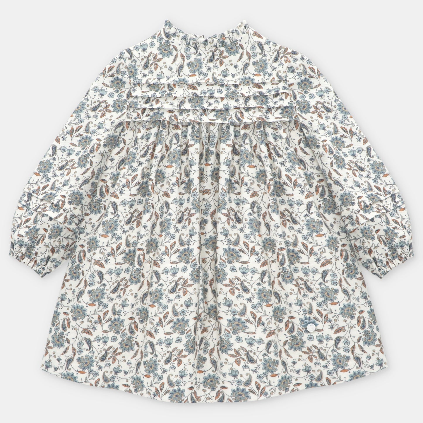 DRESS PRINTED WOVEN GIRL SHEFFIELD047-21278