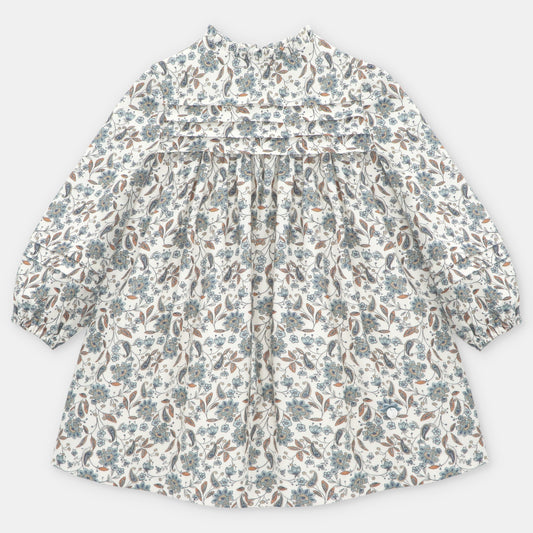 DRESS PRINTED WOVEN GIRL SHEFFIELD047-21278