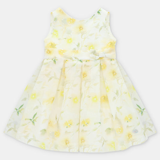 DRESS PRINTED WOVEN GIRL WINNIPEG047-22306