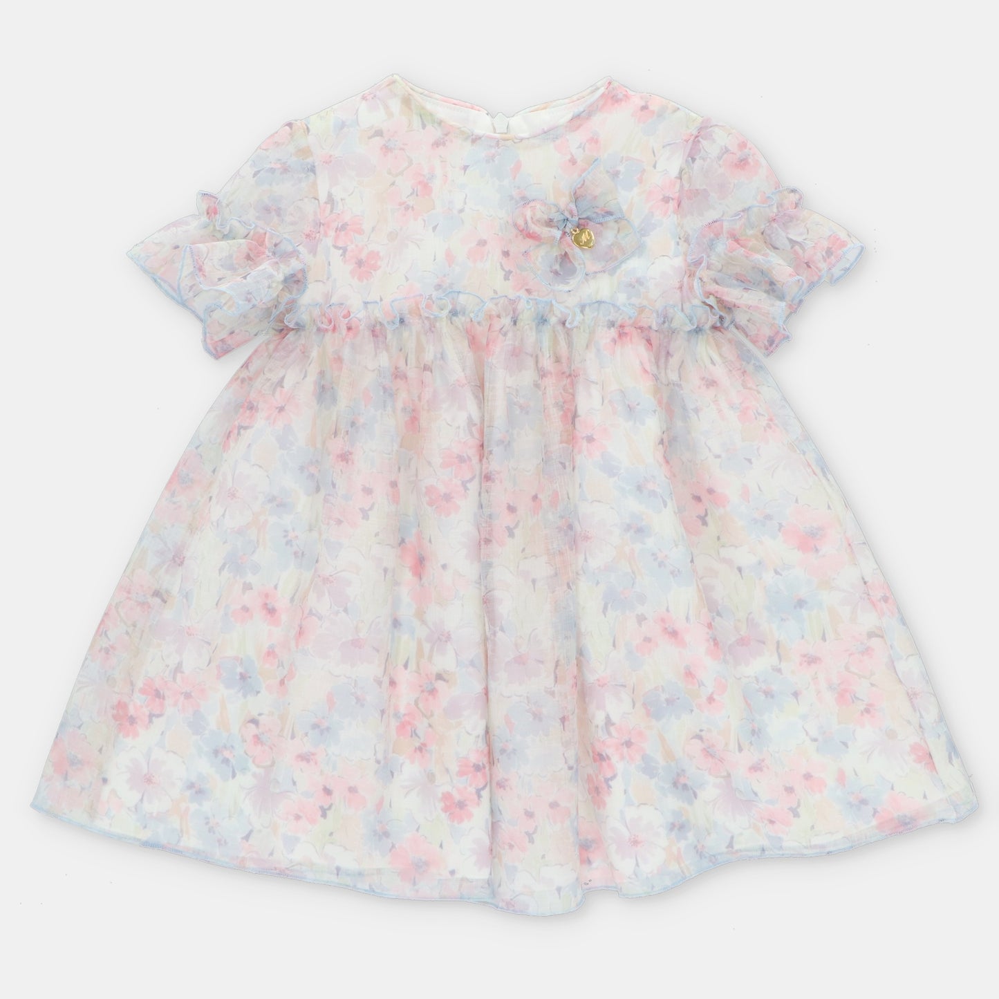 DRESS PRINTED WOVEN GIRL VICTORIA