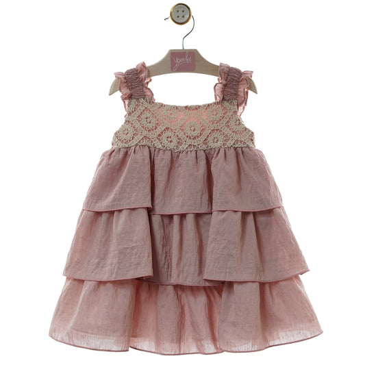 GIRL DRESS REF. 0502VER-26 "PORCELANA"
