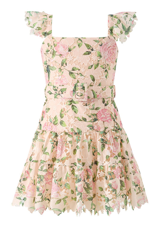 Kaylee Coton Embroidered Mini Dress 1864