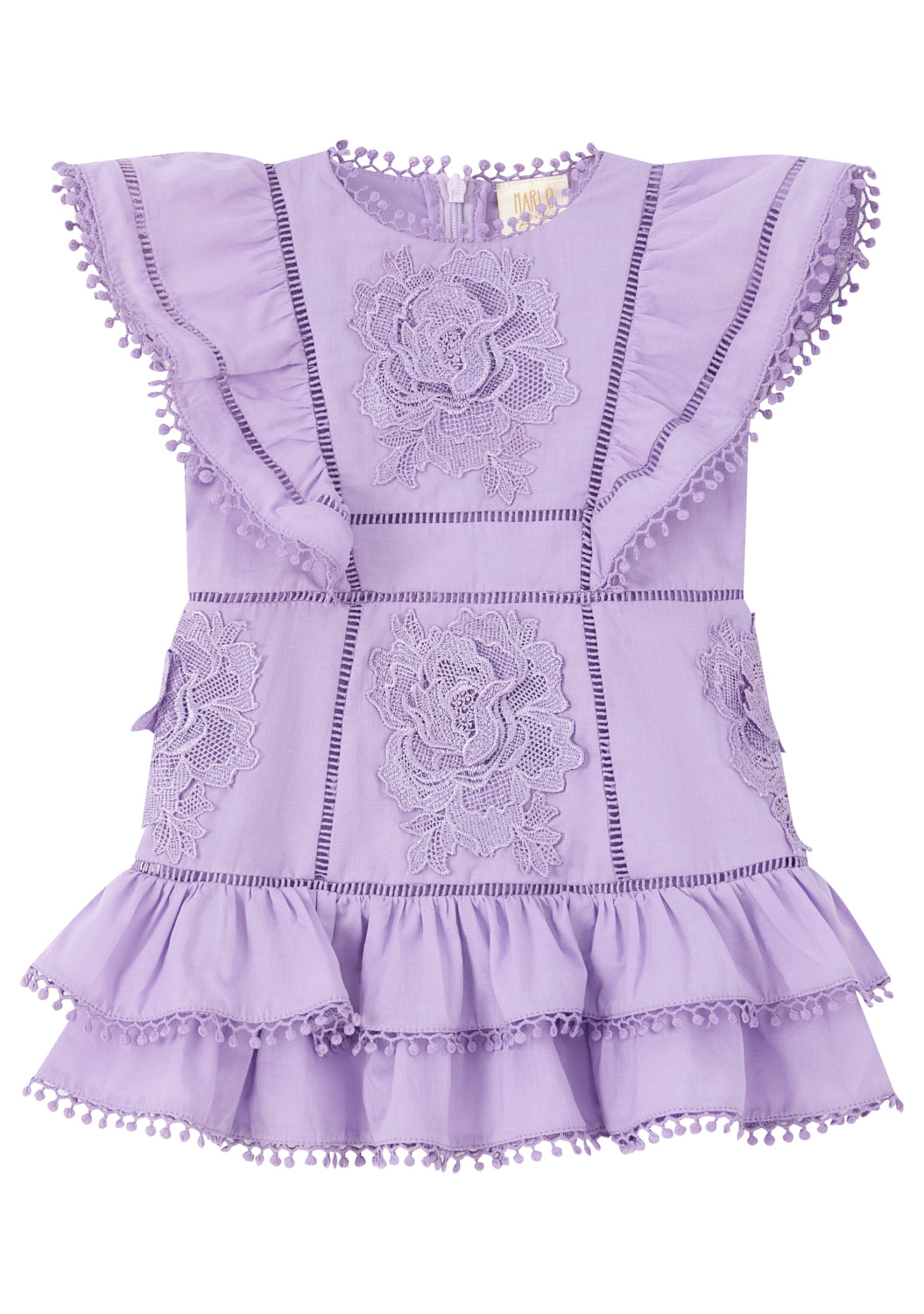 Carolyn Fril Cotton Mini Dress