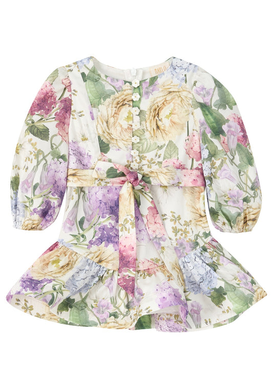 Seraphina Sleeve Coton Mini Dress -Baby