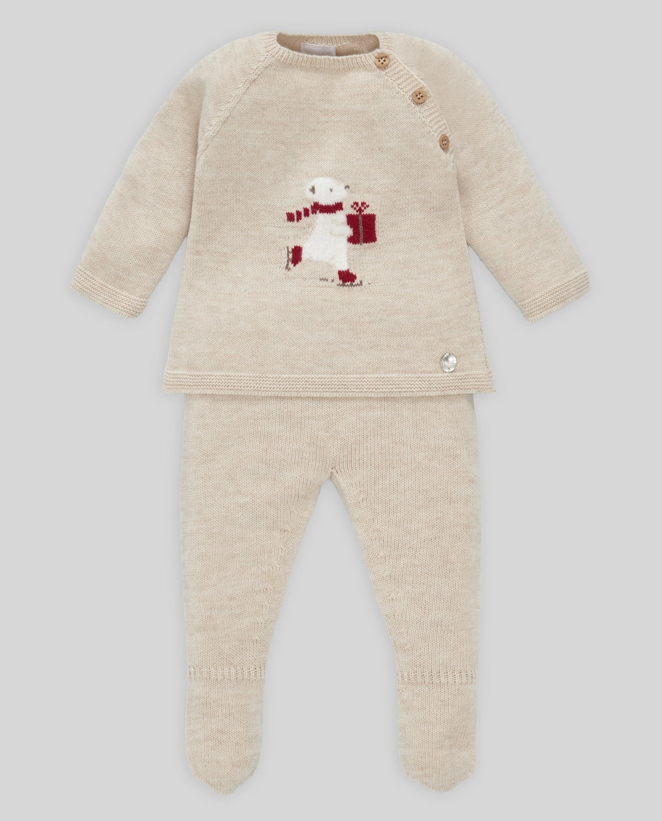 SET KNIT NEWBORN SWEATER 003-113021