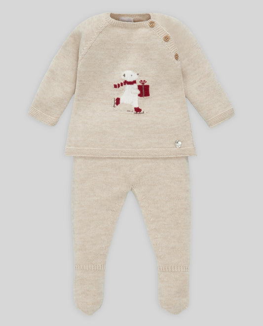 SET KNIT NEWBORN SWEATER 003-113021