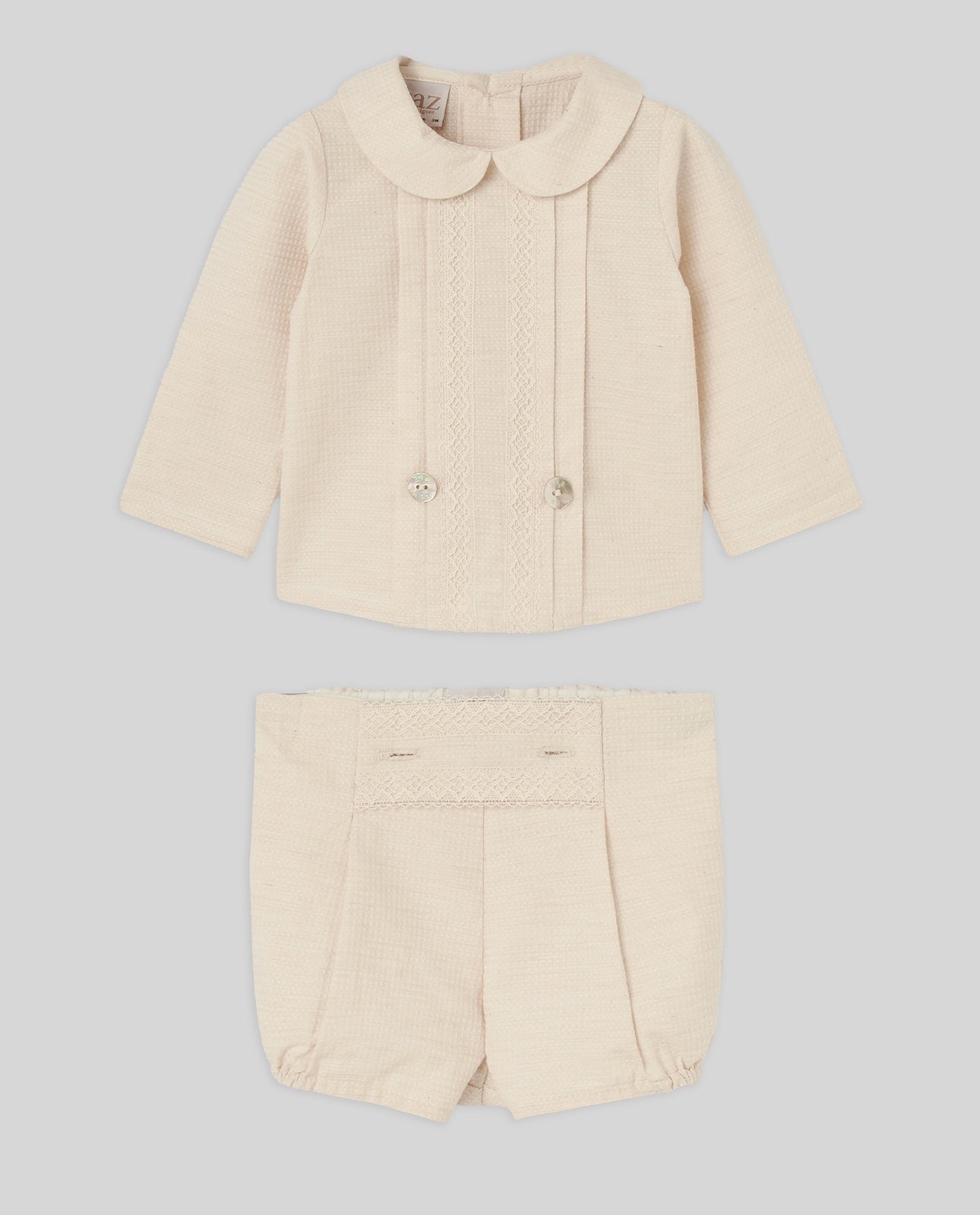 SET WOVEN NEWBORN BLOUSE 006-153102