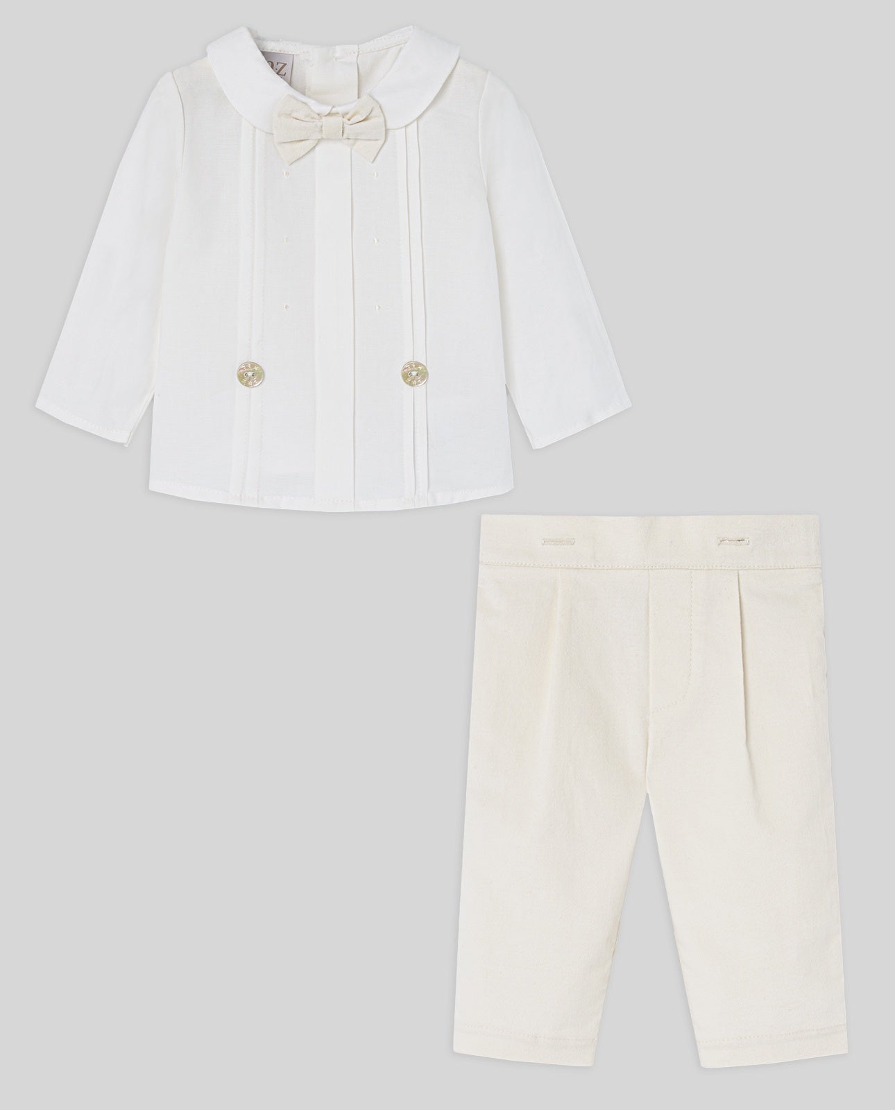 SET WOVEN NEWBORN SHIRT 006-152844 +