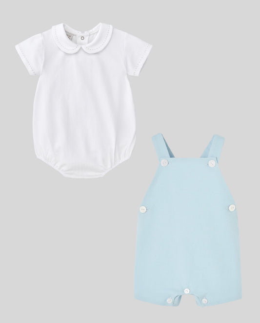 SET WOVEN NEWBORN ROMPER 007-153641+ BODY 020-19353K "EDEN V26"