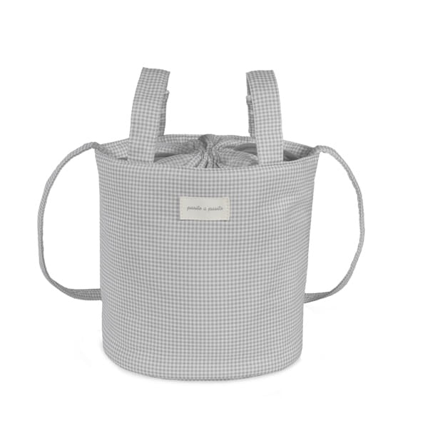 Bucket Bag Little Bloom VichyGrey