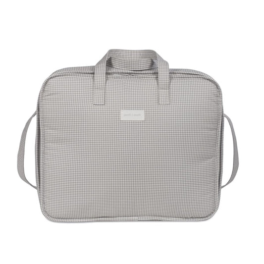 Suitcase Little Bloom VichyGrey
