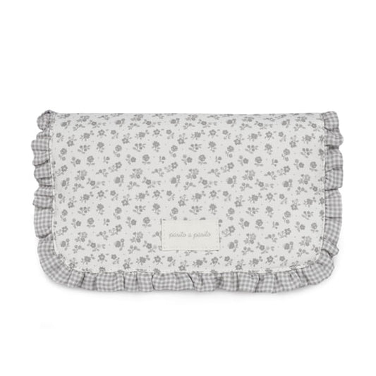 Changing mat Little BloomFlowers Grey