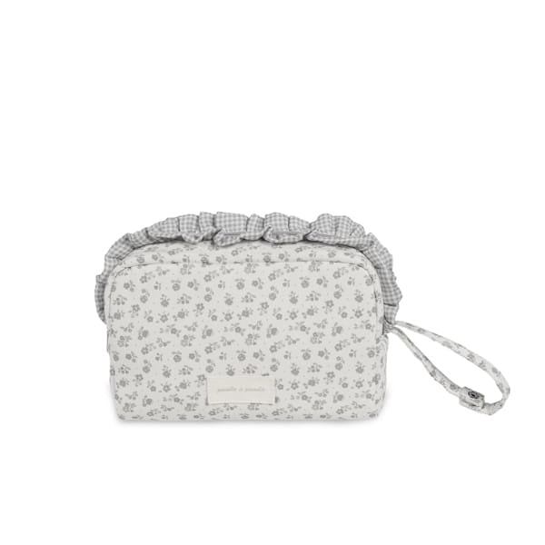 Toilet Case Little BloomFlowers Grey