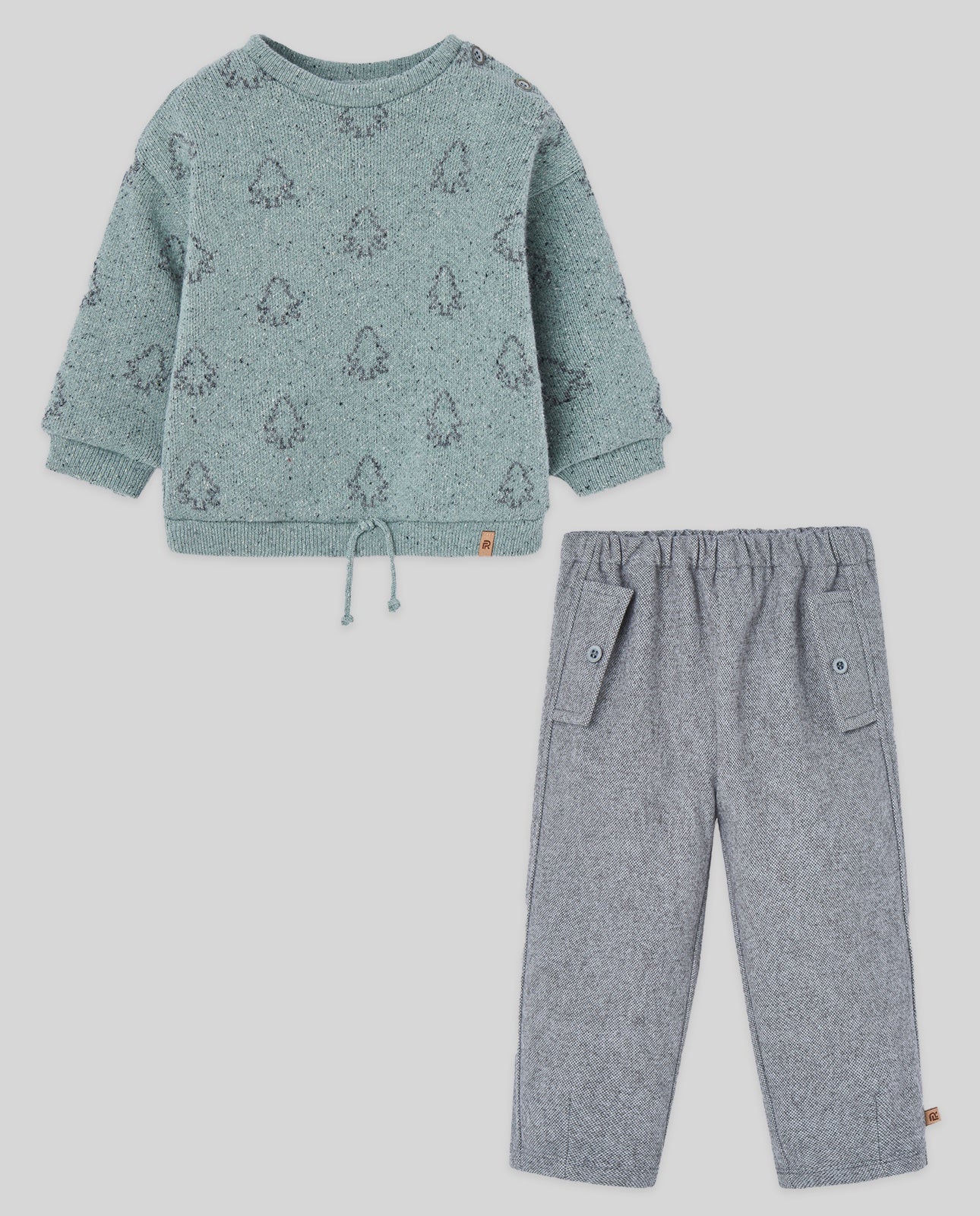 SET KNIT NEWBORN SWEATER 014-132870