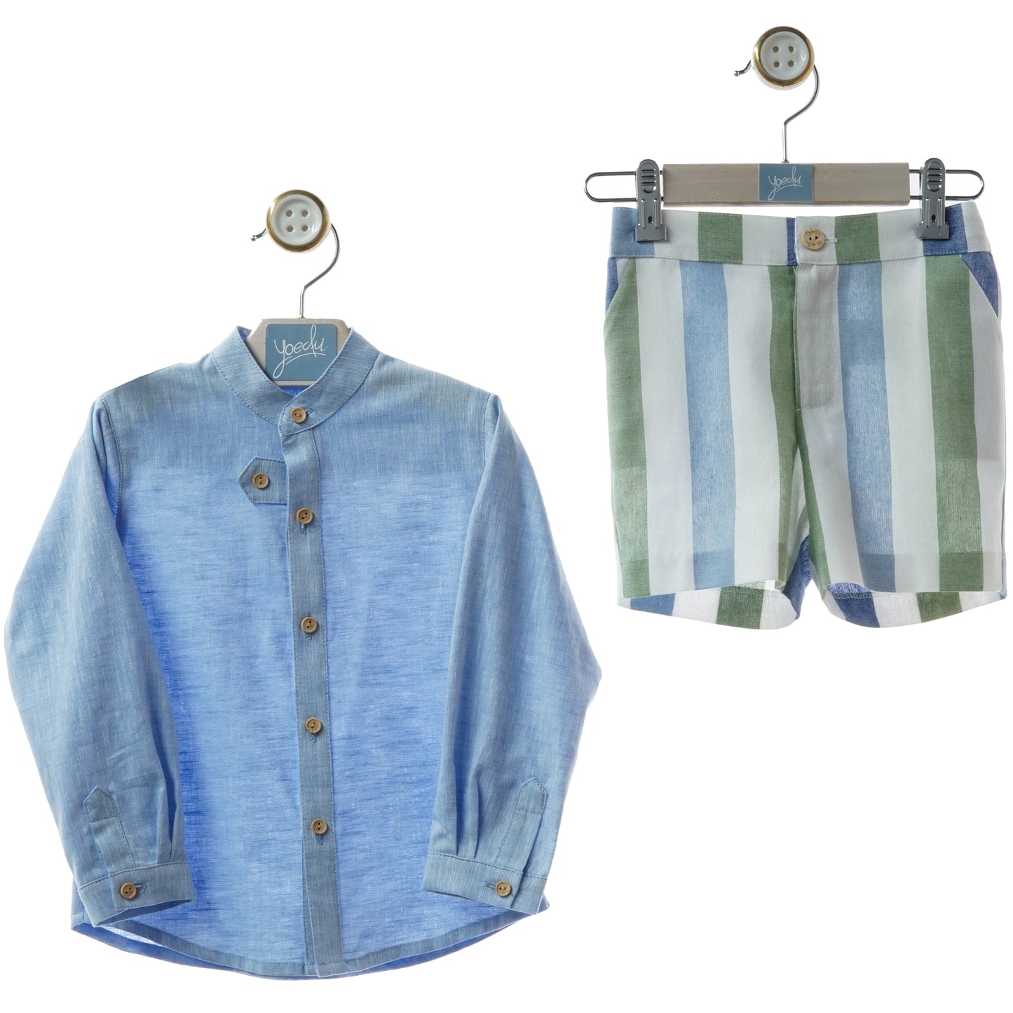 BOY SET (SHIRT & PANTS) REF. 1221VER-26 "MOSAICO"