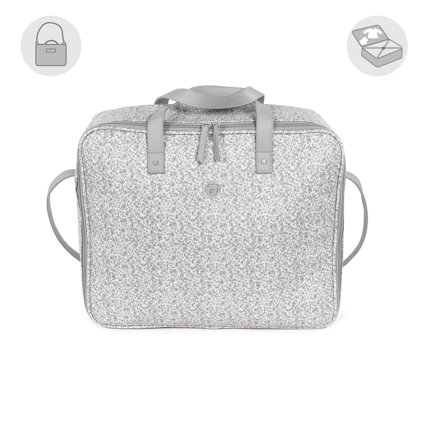 Suitcase Flower Mellow Gris ( Fm )