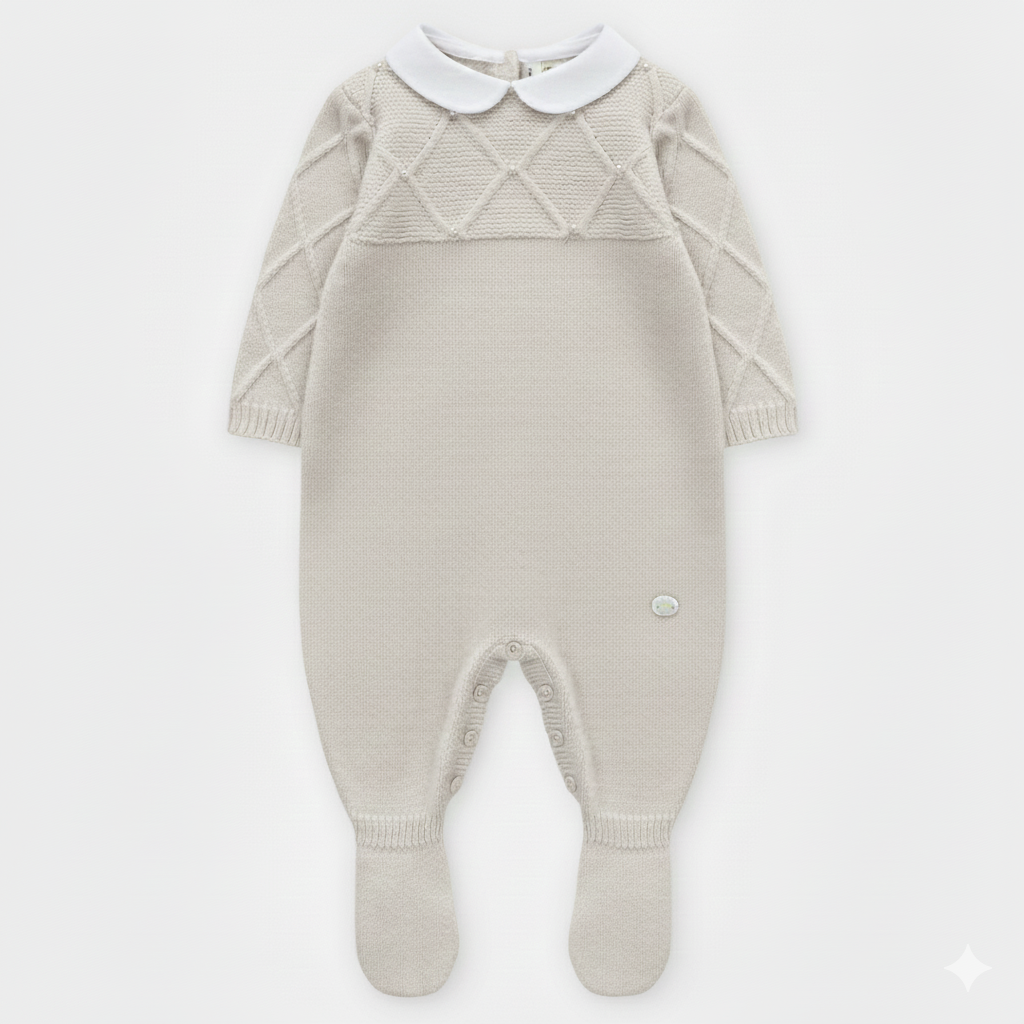 LONG ROMPER FEET KNIT UNISEX YORK003-10280