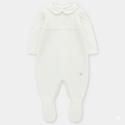 LONG ROMPER FEET KNIT UNISEX YORK003-10280