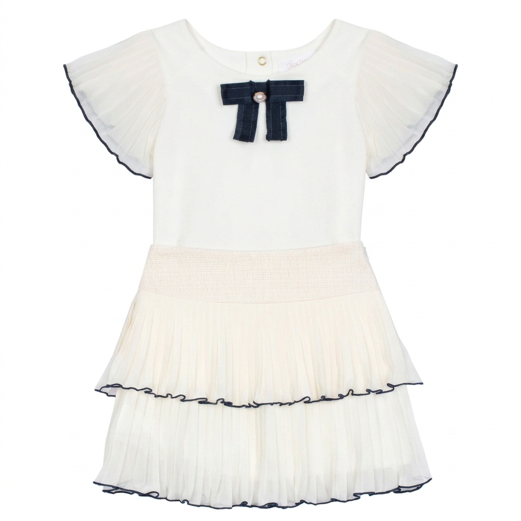 SET GIRL SKIRT AND T-SHIRT  NAVY PEARL