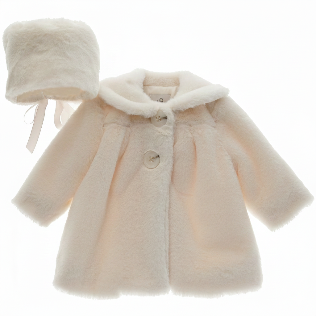 BABY COAT WITH BONNET REF. 3981INV-25 "ABRIGOS BEBE"