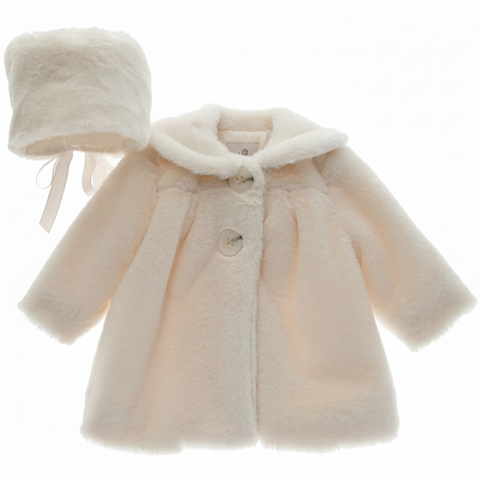 BABY COAT WITH BONNET REF. 3981INV-25 "ABRIGOS BEBE"