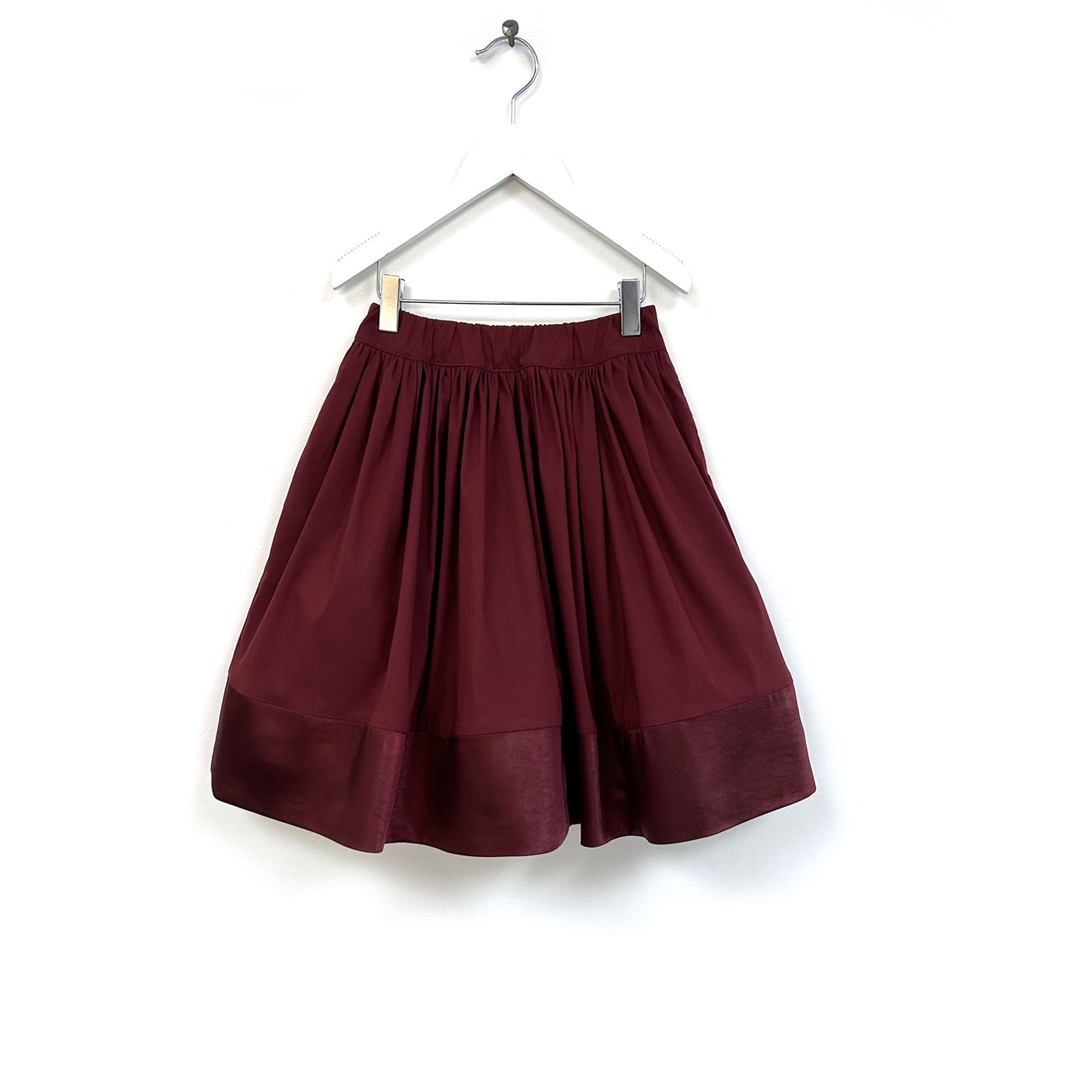 skirt with contrast hem