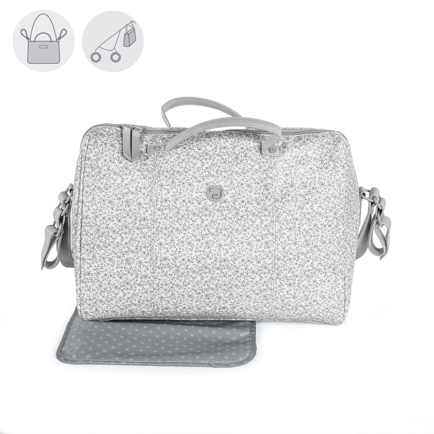 changing bag Flower Mellow Gris ( Fm )