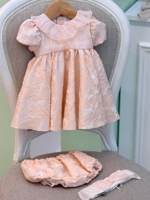 Set dress and knicker floral pink 2